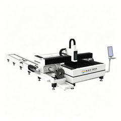 BOCTECH 2 in 1 Sheet and Tube Fiber Laser Cutting Machine High Accuracy for Metal Profiles
