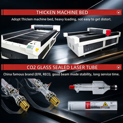 BOCTECH Industrial CO2 Laser Cutting System for Wood Acrylic and Textiles