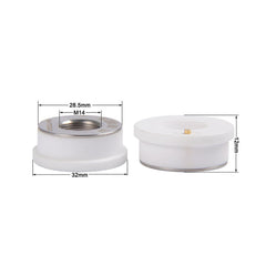 High-Strength Ceramic Insulation Ring for CNC Laser Cutting Machine and Handheld Laser Welder