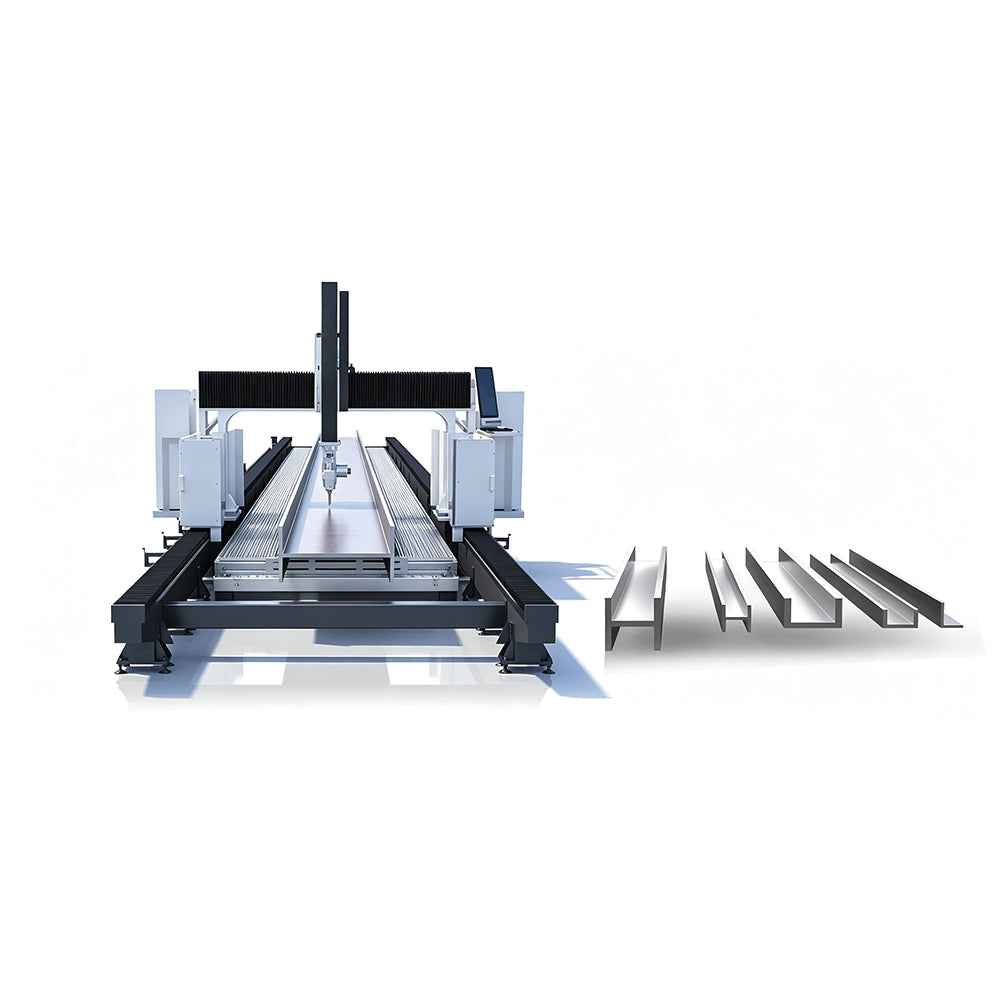 H Series Heavy Duty Structural Steel Laser Cutting System High Precision Fiber Laser for H Beam and I Beam Fabrication