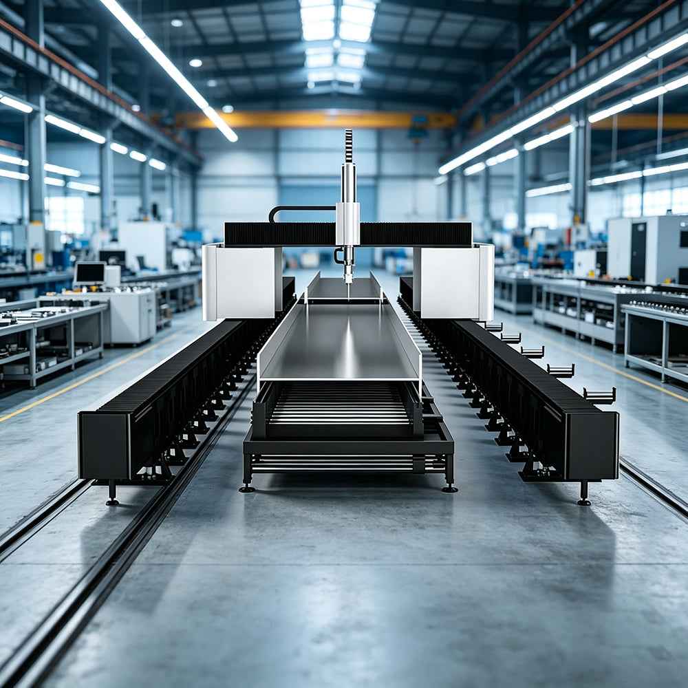 H Series Heavy Duty Structural Steel Laser Cutting System High Precision Fiber Laser for H Beam and I Beam Fabrication