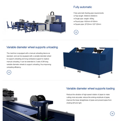 BT-BATP High-Precision Fiber Laser Tube Cutter for Metal Pipes
