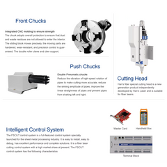 BT-TP High-Performance Fiber Laser Tube Cutting Machine for Metal Profiles